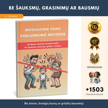 Revoliucinis metodas vaikų paklusnumui – 28 dienos ramiam auklėjimui be šaukimo, bausmių, ginčų ir streso!